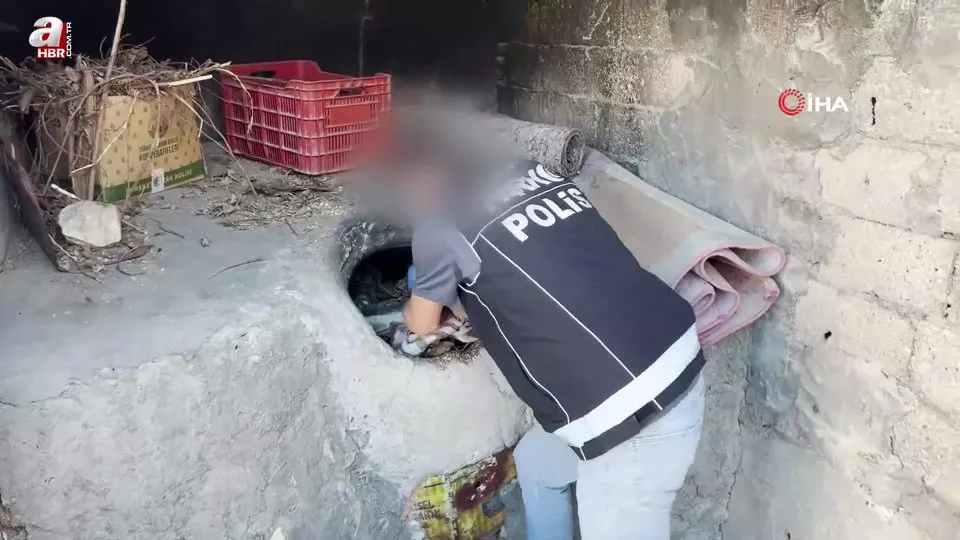 Batman’da ekmek tandırında uyuşturucu ele geçirildi
