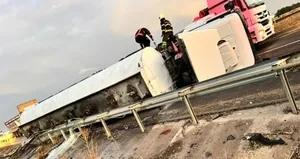 Mazot yüklü tanker otomobile çarptı! 6 yaralı