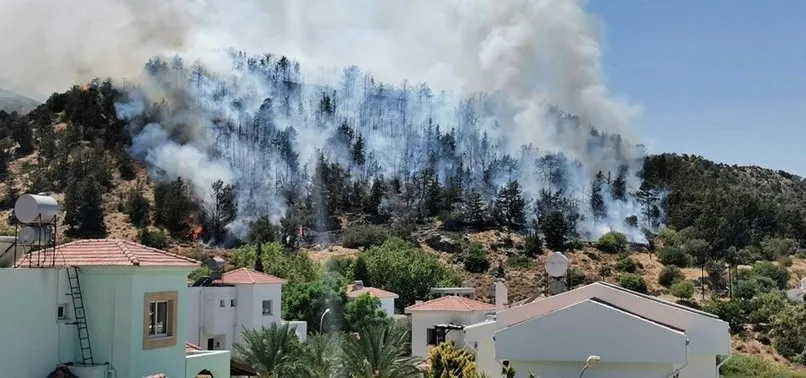Son dakika: KKTC’de orman yangını! Ekipler sevk edildi