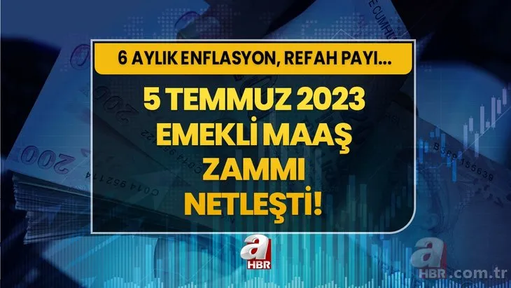 Emekliye bayramı yaşatacak! 5 Temmuz 2023 emekli zammı netleşti! TÜİK AÇIKLADI! 6 aylık enflasyon, TEFE-TÜFE hesabı...