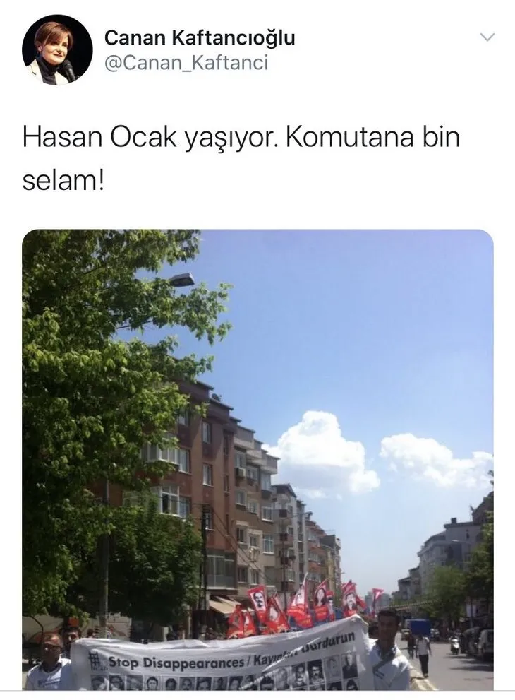 CHP’li Canan Kaftancıoğlu polisleri şehit eden MLKP terör örgütü kurucularından Hasan Ocak’ı “Komutan” diye övmüş!