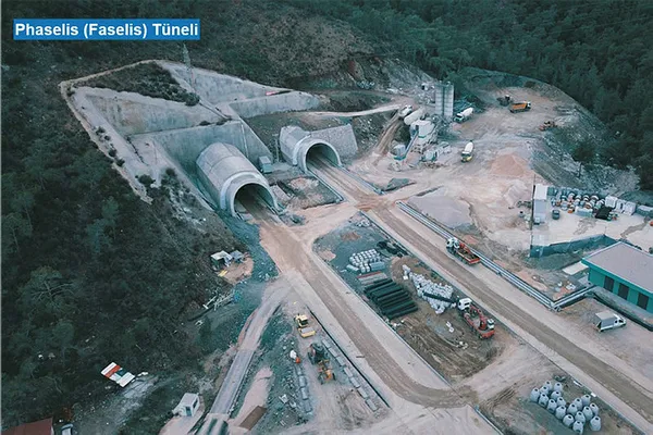 100 yıllık rüya gerçek oldu: Phaselis Tüneli! Antalya’yı, Ege ve İç Anadolu’ya bağlıyor