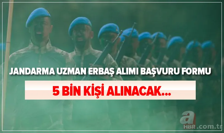 Jandarma uzman erbaş alımı başvuru formu ve linki: 5 bin sözleşmeli uzman erbaş alımı başvurusu nereden, nasıl yapılır? İşte şartları... 1