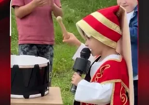 DOĞUM GÜNÜNDE MEHTER OLDU