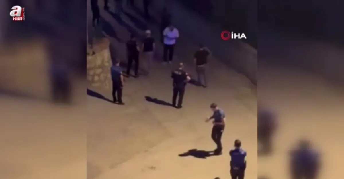 Silahlı şahıs polise teslim oldu