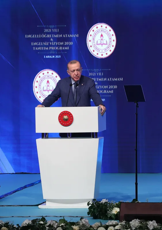 Son dakika: Başkan Erdoğan’dan Engelli Öğretmen Ataması ve Engelsiz Vizyon 2030 Tanıtım Toplantısı’nda önemli açıklamalar