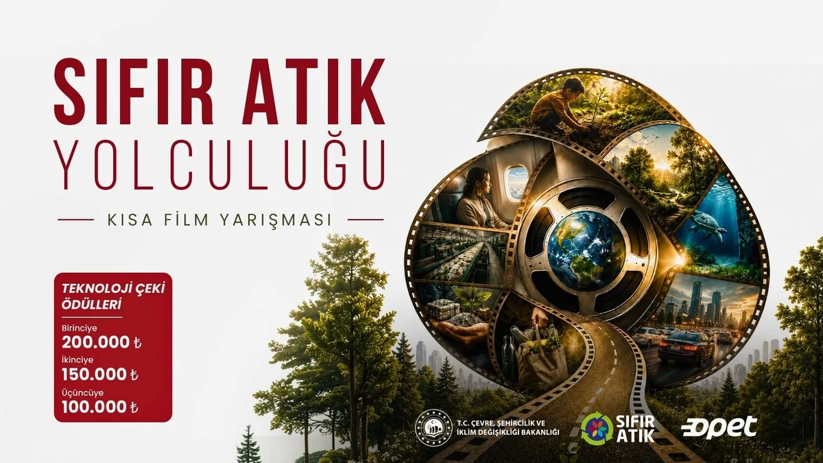 1789210836208.jpg Sıfır Atık Yolculuğu Kısa Film Yarışması başvuruları 30 Kasım 2026 tarihine kadar sifiratikyolculugu.csb.gov.tr adresinden çevrim içi olarak alınacak.