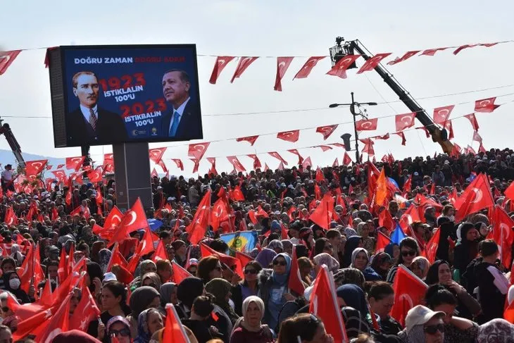 Başkan Recep Tayyip Erdoğan'ın İzmir mitingi Batı'yı panikletti! Rakiplere korku veren hırçın bir performans