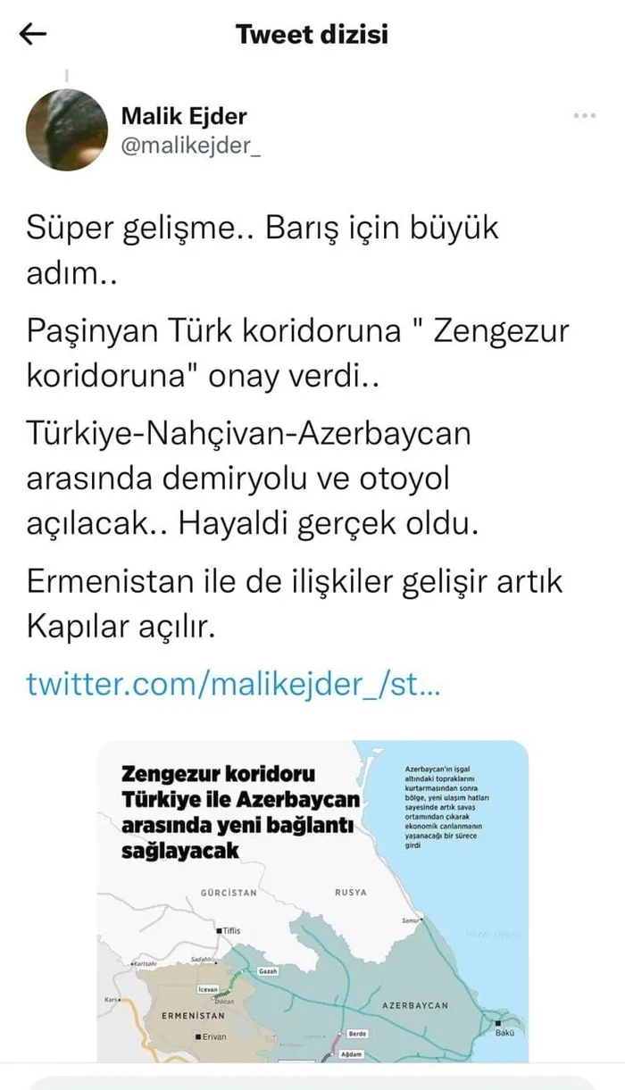 Ermenistan Başbakanı Nikol Paşinyan imzaladı! Türkiye-Nahçivan-Azerbaycan Zengezur koridoru açılıyor