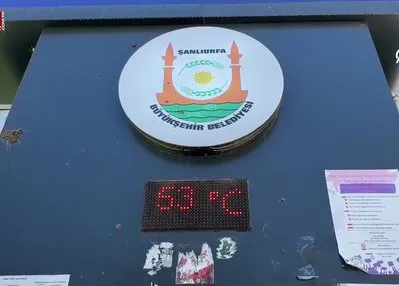 Termometreler 53 dereceyi gösterdi