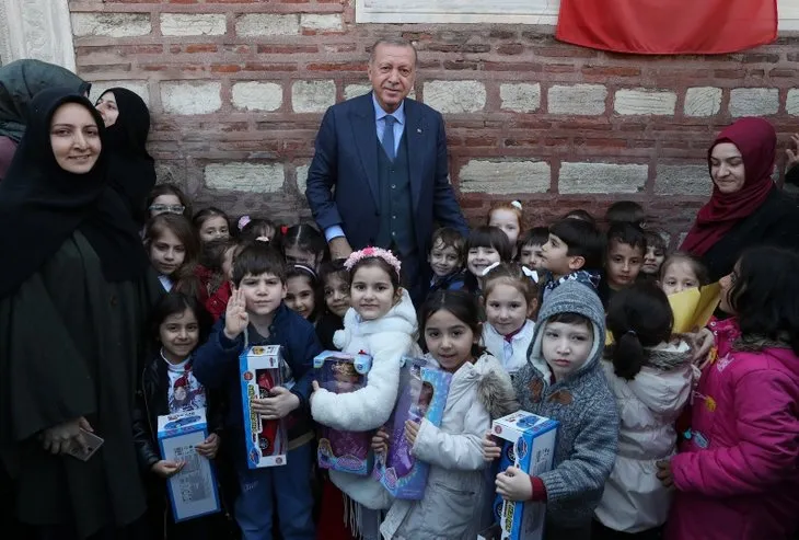 Başkan Erdoğan'a vatandaşlardan sevgi seli!