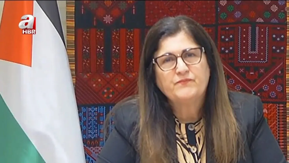 Filistin Dışişleri Bakanı Varsen Ağabekyan A Haber'de: Başkan Erdoğan Filistin'in yanında çok güçlü şekilde duruyor