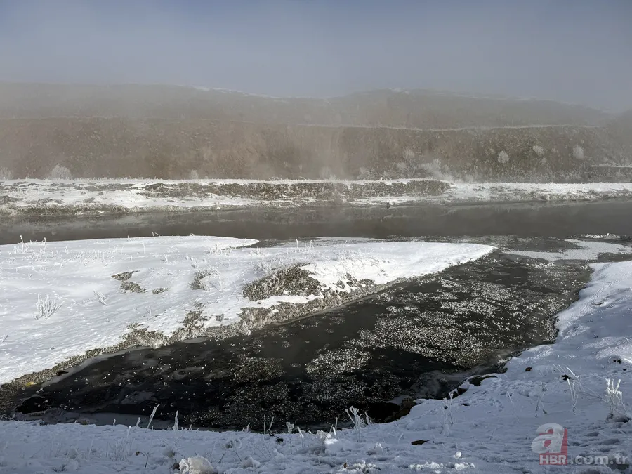 Baharı beklerken termometreler eksi 25'i gördü: Türkiye’nin en soğuk ilçesi buz kesiyor 5