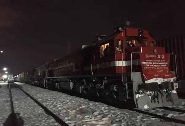 Çin'e bor taşıyan ihracat treni Kars'a - 2