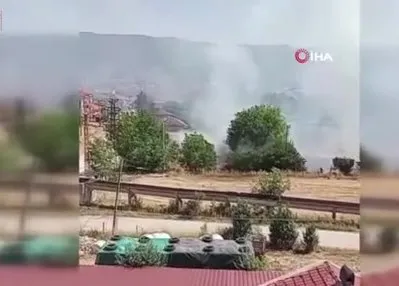 Bolu’da anız yangını