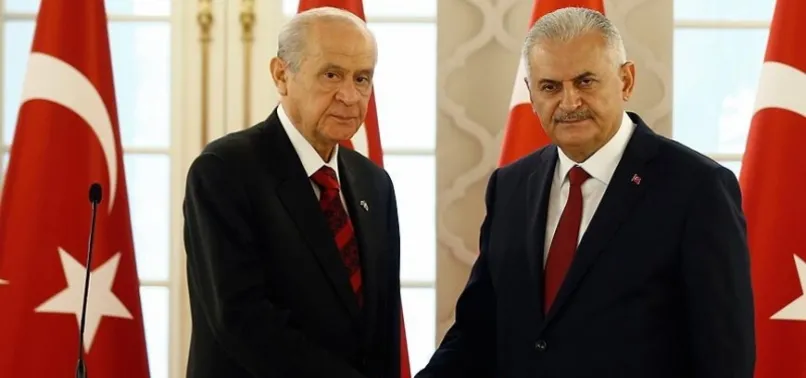 Başbakan Yıldırım ile MHP lideri Bahçeli bir araya geldi