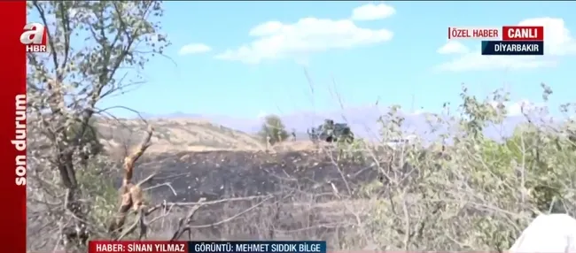 A Haber operasyonun yapıldığı bölgede! İşte teröristlerin saklandığı sığınak