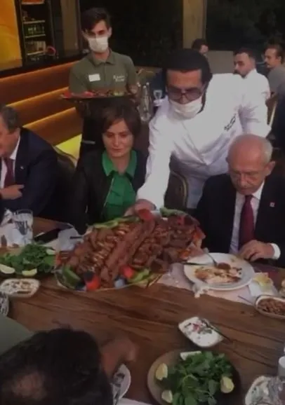 Kemal Kılıçdaroğlu'nun ‘ülke açlık sınırında’ siyaseti kebapçıda son buldu! - 1