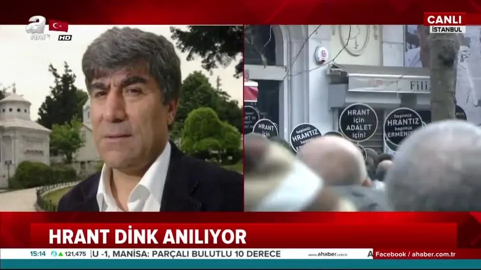 Hrant Dink Agos gazetesi önünde anıldı |Video