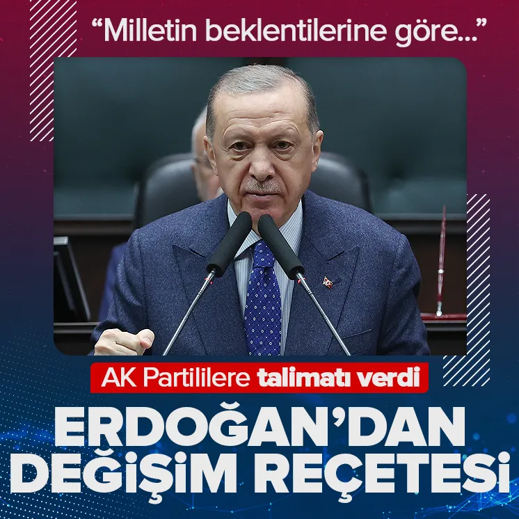 Erdoğan’dan reçete! AK Partililere talimat verdi