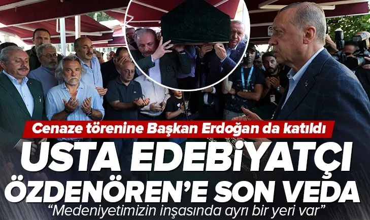 Usta edebiyatçı Rasim Özdenören’e son veda: Cenaze törenine Başkan Erdoğan da katıldı