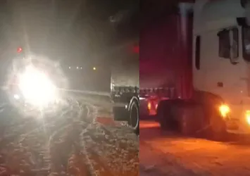 Hakkari’de tipi ulaşımı felç etti! Araçlar yolda kaldı