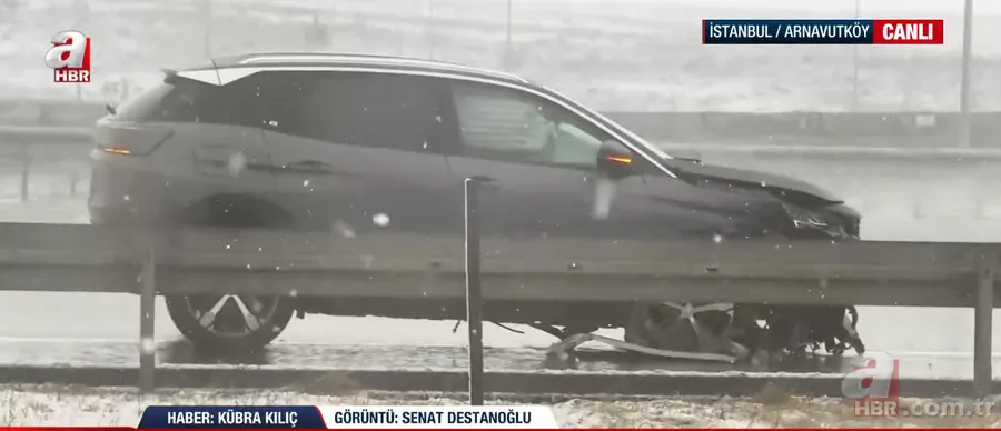 İstanbul’da yoğun kar! A Haber yağışın etkili olduğu ilçelerde 9