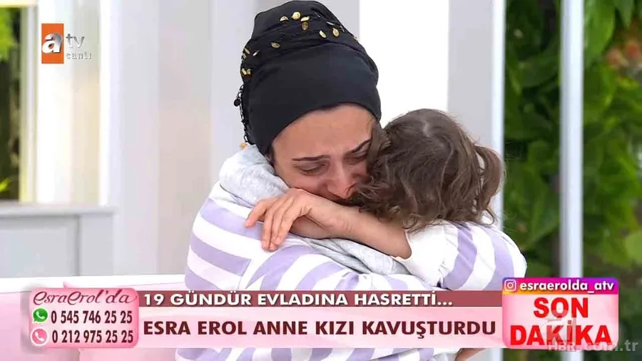 Esra Erol'da hasret sona erdi! Çift karakterli eşinin kaçırdığı 2 yaşındaki kızına kavuştu | Gözyaşları sel oldu 15