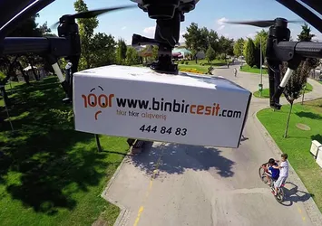 Türkiye’nin ilk drone ile teslimatı başlıyor!
