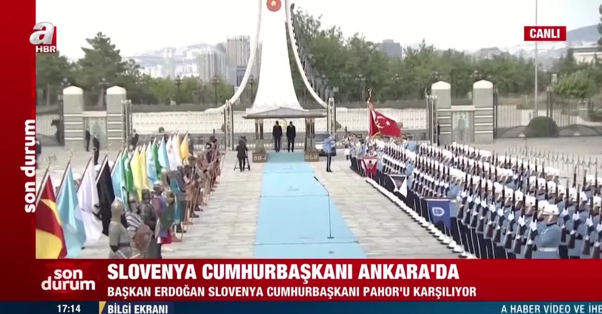 Slovenya Cumhurbaşkanı Pahor Ankara'da
