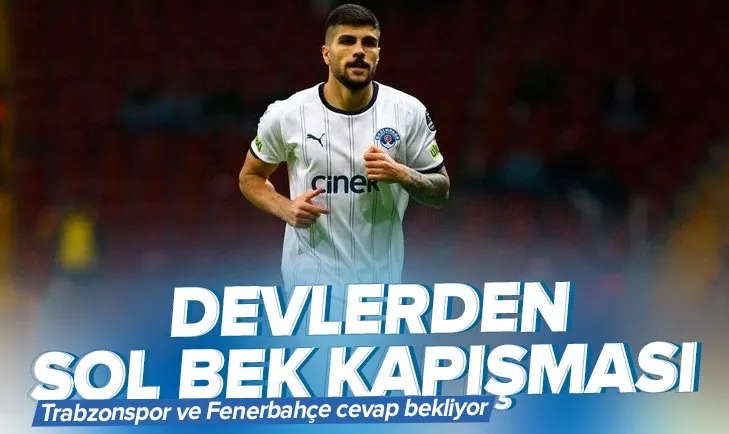 Trabzonspor ve Fenerbahçe sol bek için transfer yarışında! Devlerin gözü Eren Elmalı’da