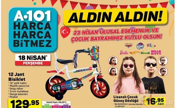 A101 aktüel ürünler kataloğu 18 Nisan yayında! A101 indirimli ürünler neler? 19