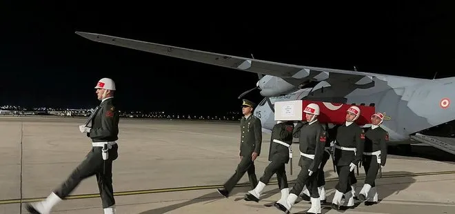 Şehit Piyade Binbaşı Osman Ayan, memleketi Isparta'ya getirildi