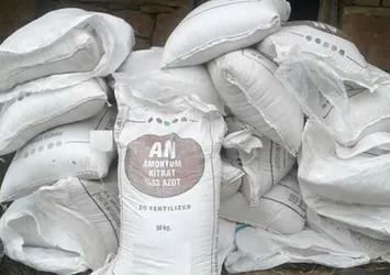 1 ton amonyum nitrat ele geçirildi