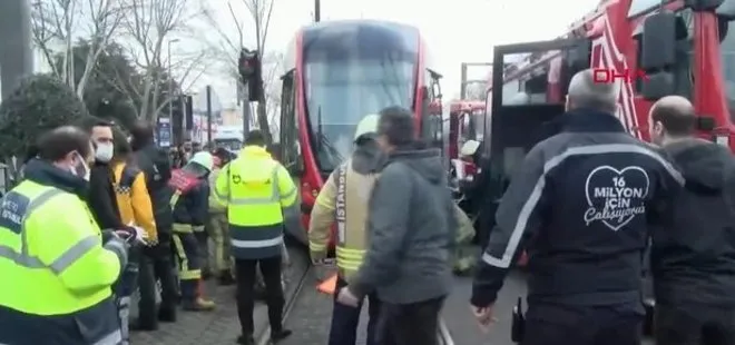 Son dakika: Fatih’te bir kişi tramvayın altında kaldı
