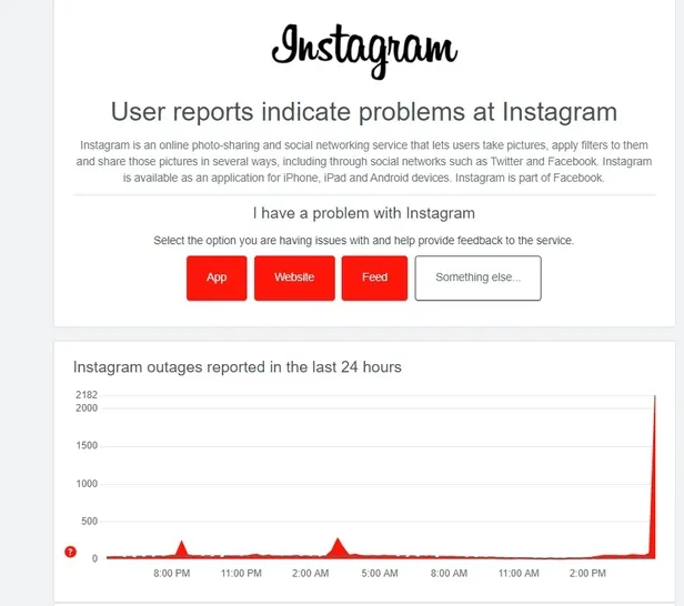 Instagram çöktü mü, neden açılmıyor? 2 Kasım Instagram’da sorun mu var, ne zaman düzelecek? Anlık erişim hata raporu son dakika...