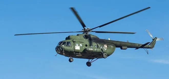 Rusya’da helikopter düştü