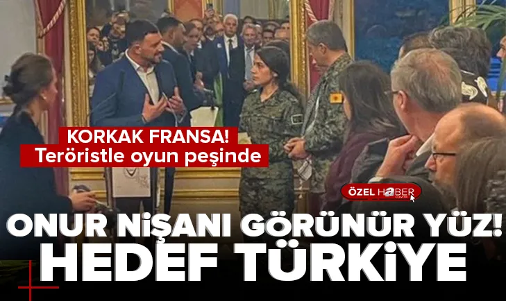 Onur nişanı görünür yüz! Hedef Türkiye