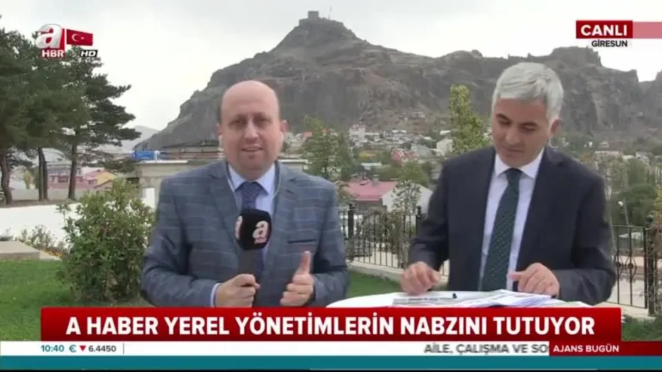 Şebinkarahisar Belediye Başkanı Şahin Yılancı A Haber’e konuştu