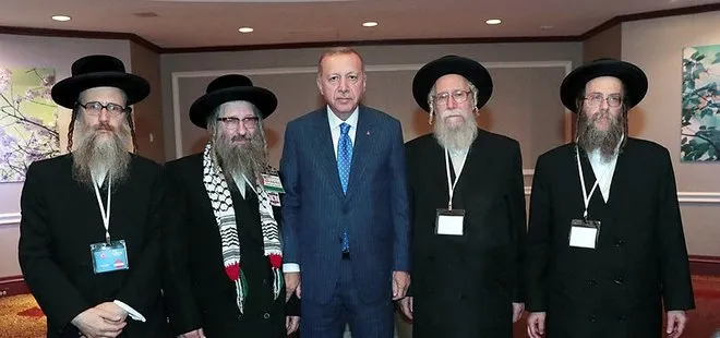 Başkan Erdoğan, Siyonizme Karşı Yahudiler Birliği heyetini kabul etti