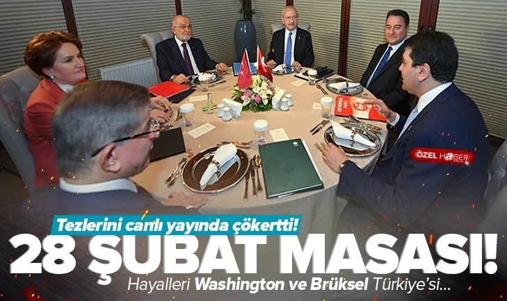 Çankaya’da ’28 Şubat’ masası! HDP’siz masa mesajı kime? Yuvarlak masada adaylık krizi mi?