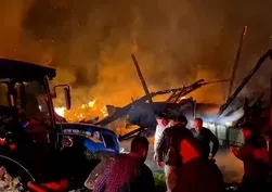 Mudurnu'da ev yangını