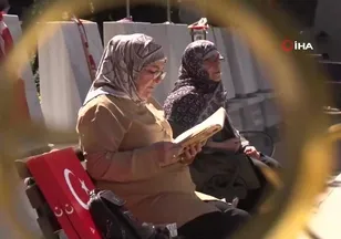 Edirnekapı şehitliğinde bayram ziyareti