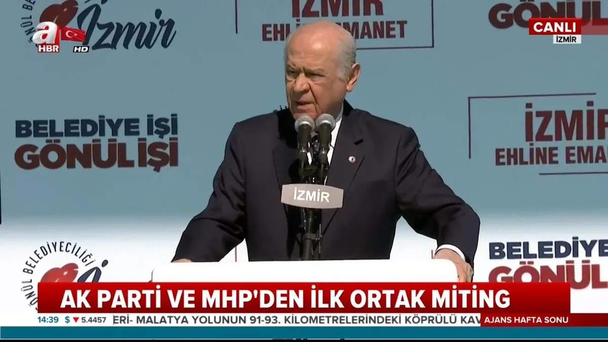 Devlet Bahçeli: İzmir'i hiç kimse çantada keklik görmesin