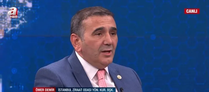 İstanbul Ziraat Odası Yönetim Kurulu Başkanı Ömer Demir: Acilen tarıma devlet el koymak zorunda