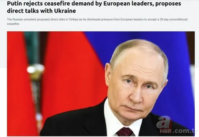 Putin’in İstanbul çağrısı dünya basınında: Müzakere önerisi manşetlerde 7