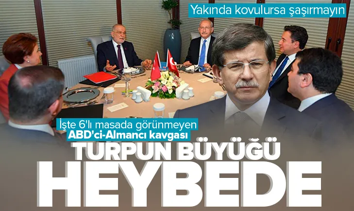 6lı masada ABDci-Almancı kavgası!