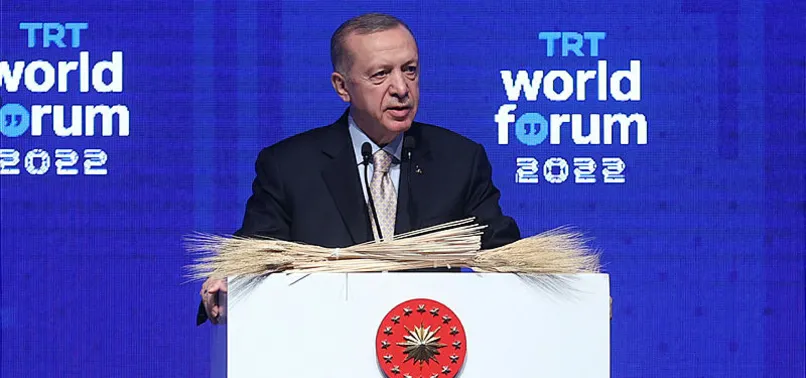 Son dakika: Başkan Erdoğan'dan TRT World Forum'da önemli açıklamalar | Tahıl koridoru mesajı: Pazar günü Putin ile görüşeceğim