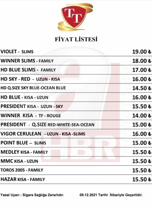 Türktab sigara zammı: 9 Aralık Winner, HD, Medley, President, Hazar sigara fiyatı ne kadar, kaç TL oldu?