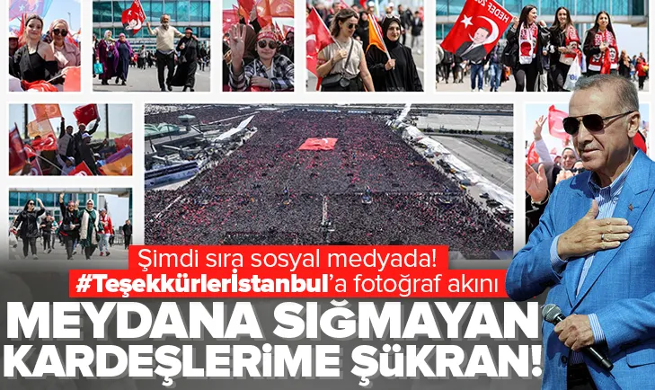 Başkan Erdoğan’dan Teşekkürler İstanbul mesajı